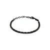 Breil B FENCE-ARMBAND MIT SCHWARZEN SHUNGITPERLEN UND IP GUN SCHEIBE Discount