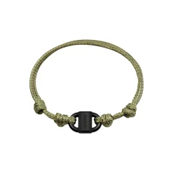 Breil B LOCK-ARMBAND AUS PISTOLENFARBENEM STAHL MIT BAUMWOLLKORDEL Sale