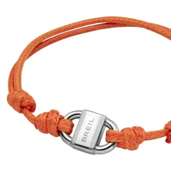 Breil B LOCK-EDELSTAHLARMBAND MIT BAUMWOLLKORDEL Best