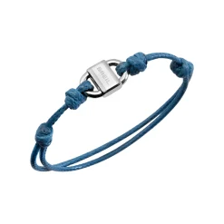 Breil B LOCK-EDELSTAHLARMBAND MIT BAUMWOLLKORDEL Online