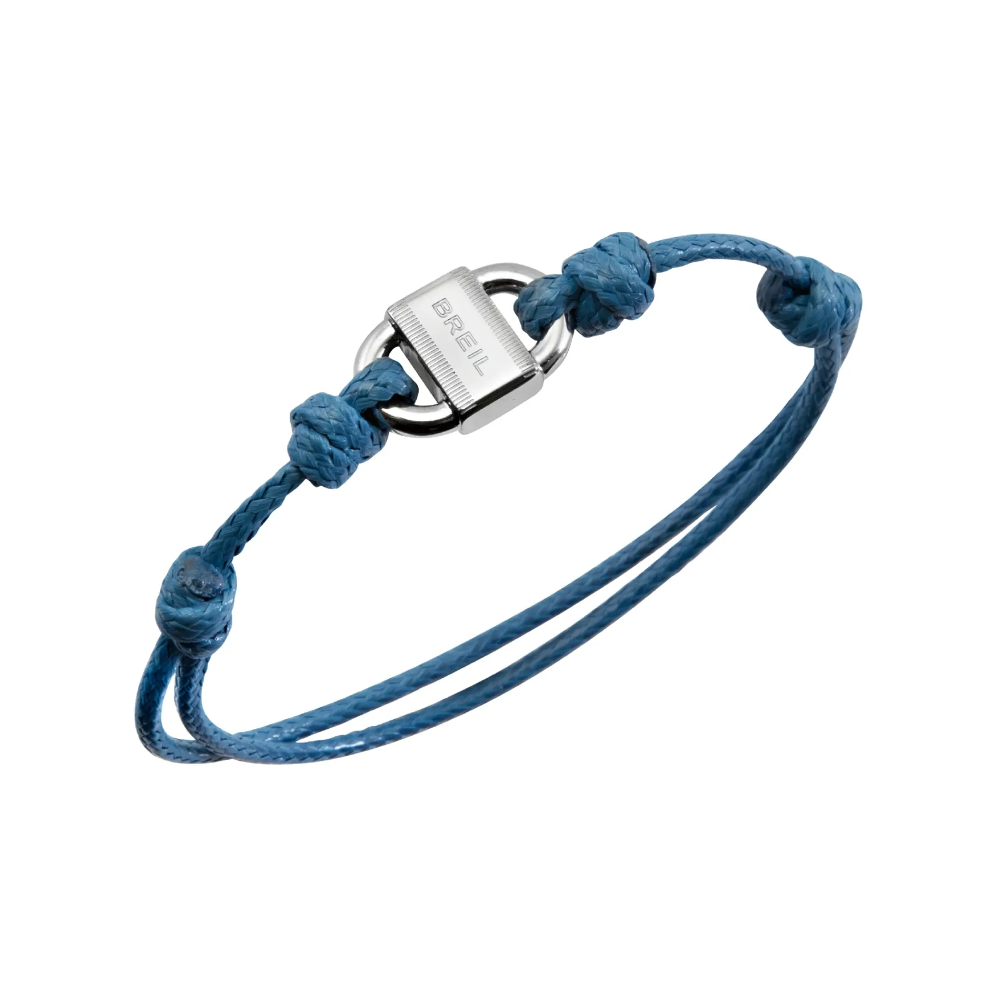 Breil B LOCK-EDELSTAHLARMBAND MIT BAUMWOLLKORDEL Online