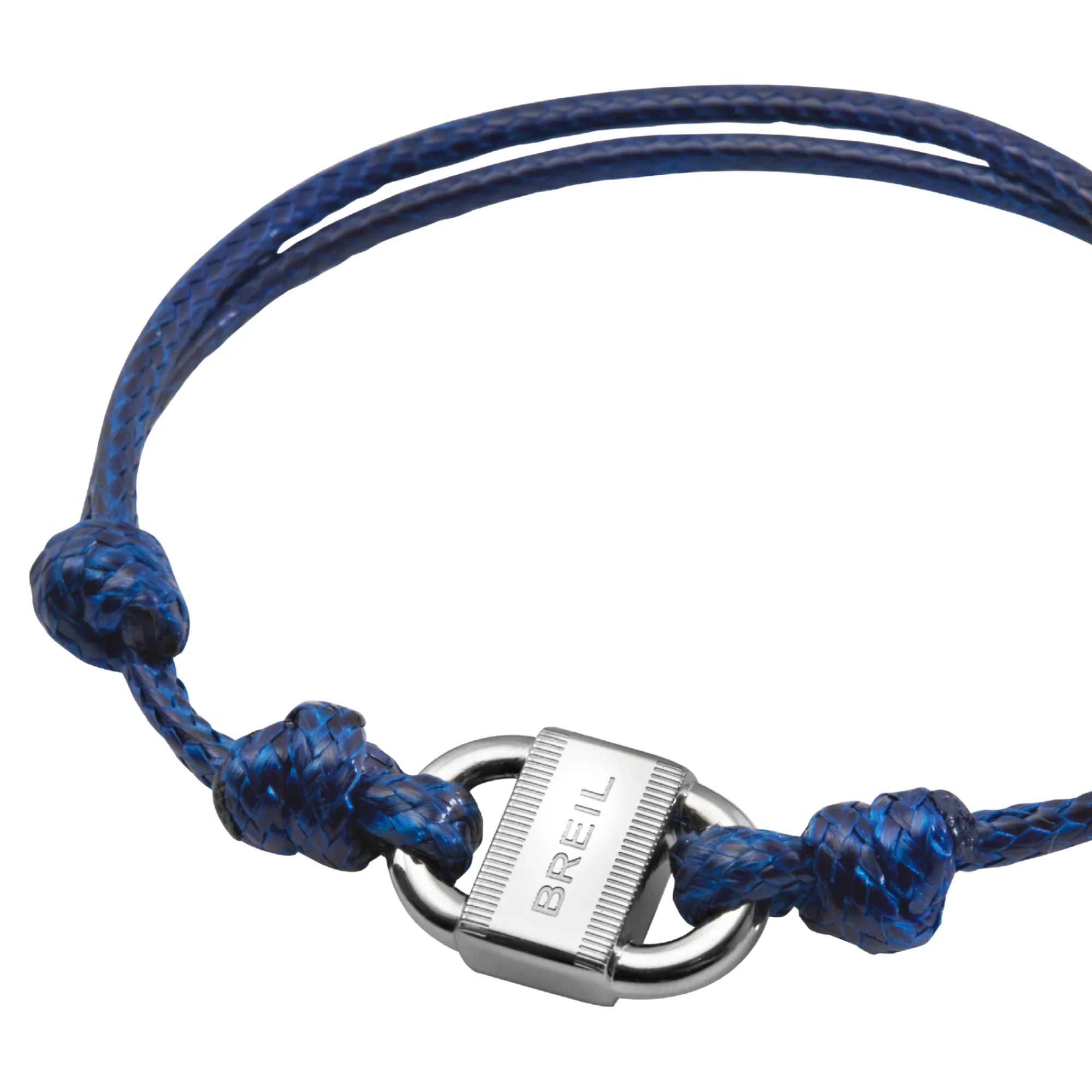 Breil B LOCK-EDELSTAHLARMBAND MIT BAUMWOLLKORDEL Hot