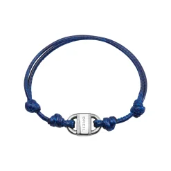 Breil B LOCK-EDELSTAHLARMBAND MIT BAUMWOLLKORDEL Hot