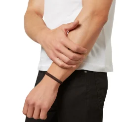 Breil B MIX-ARMBAND AUS BRAUNEM GEWEBTEM LEDER UND STAHL Fashion