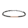 Breil B ROCKS-ARMBAND AUS ROSÉGOLDFARBENEM STAHL UND HÄMATIT Best