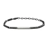 Breil B ROCKS-STAHL- UND HÄMATIT-ARMBAND New