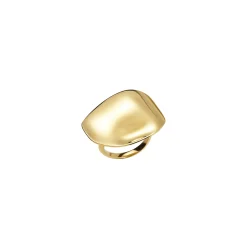 Breil B WHISPER-IP GOLD STAHL RING New