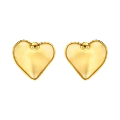 Breil BIG HEART-EDELSTAHL-OHRRINGE - GOLDFARBEN Clearance