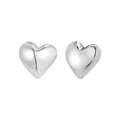 Breil BIG HEART-EDELSTAHL-OHRRINGE ZUM ANSTECKEN Fashion