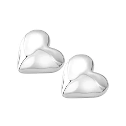 Breil BIG HEART-EDELSTAHL-OHRRINGE ZUM ANSTECKEN Fashion