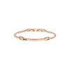 Breil BLACK DIAMOND-ARMBAND IN IP ROSE MIT 3 KLEINEN SCHWARZEN DIAMANTEN Sale