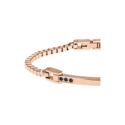 Breil BLACK DIAMOND-ARMBAND IN IP ROSE MIT 3 KLEINEN SCHWARZEN DIAMANTEN Sale