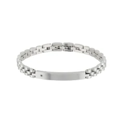 Breil BLACK DIAMOND-EDELSTAHLARMBAND MIT KLEINEM SCHWARZEN NATURDIAMANTEN Best