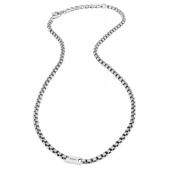 Breil BLACKEN-EDELSTAHL-HALSKETTE MIT ANTIKEM FINISH New