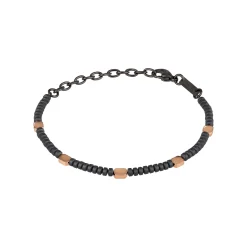 Breil BLEND-ARMBAND AUS HÄMATIT UND IP-ROSENSTAHL Discount