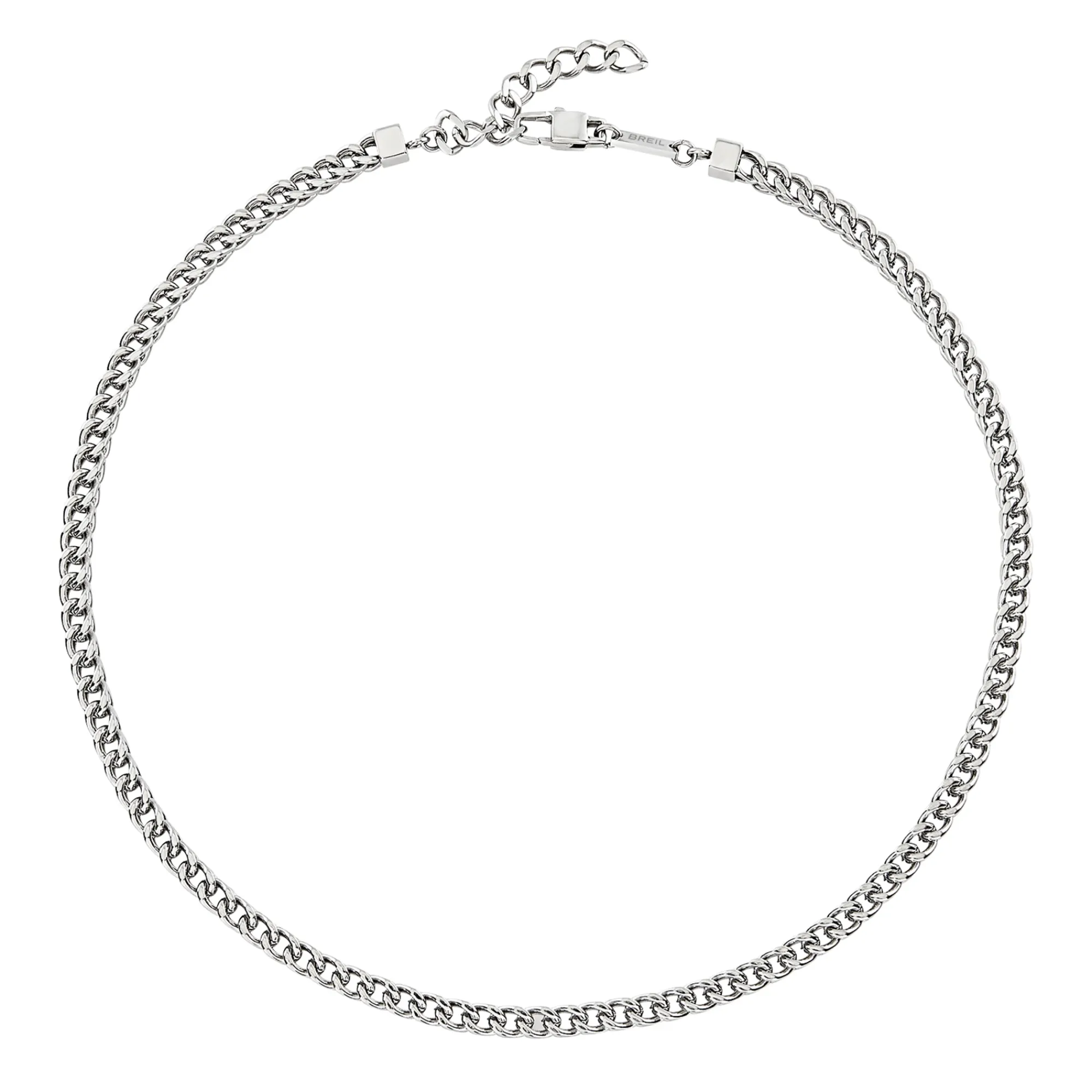 Breil BLOCK CHAIN-Halskette aus Edelstahl Hot