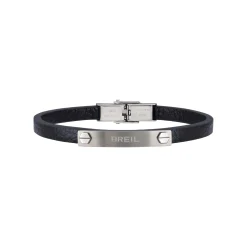 Breil BRIDGE-BLAUES LEDER- UND STAHLARMBAND Hot