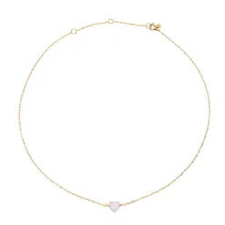 Breil CANDY-GOLD-COLORED STEEL NECKLACE WITH JADE New