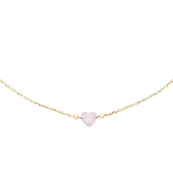 Breil CANDY-GOLD-COLORED STEEL NECKLACE WITH JADE New