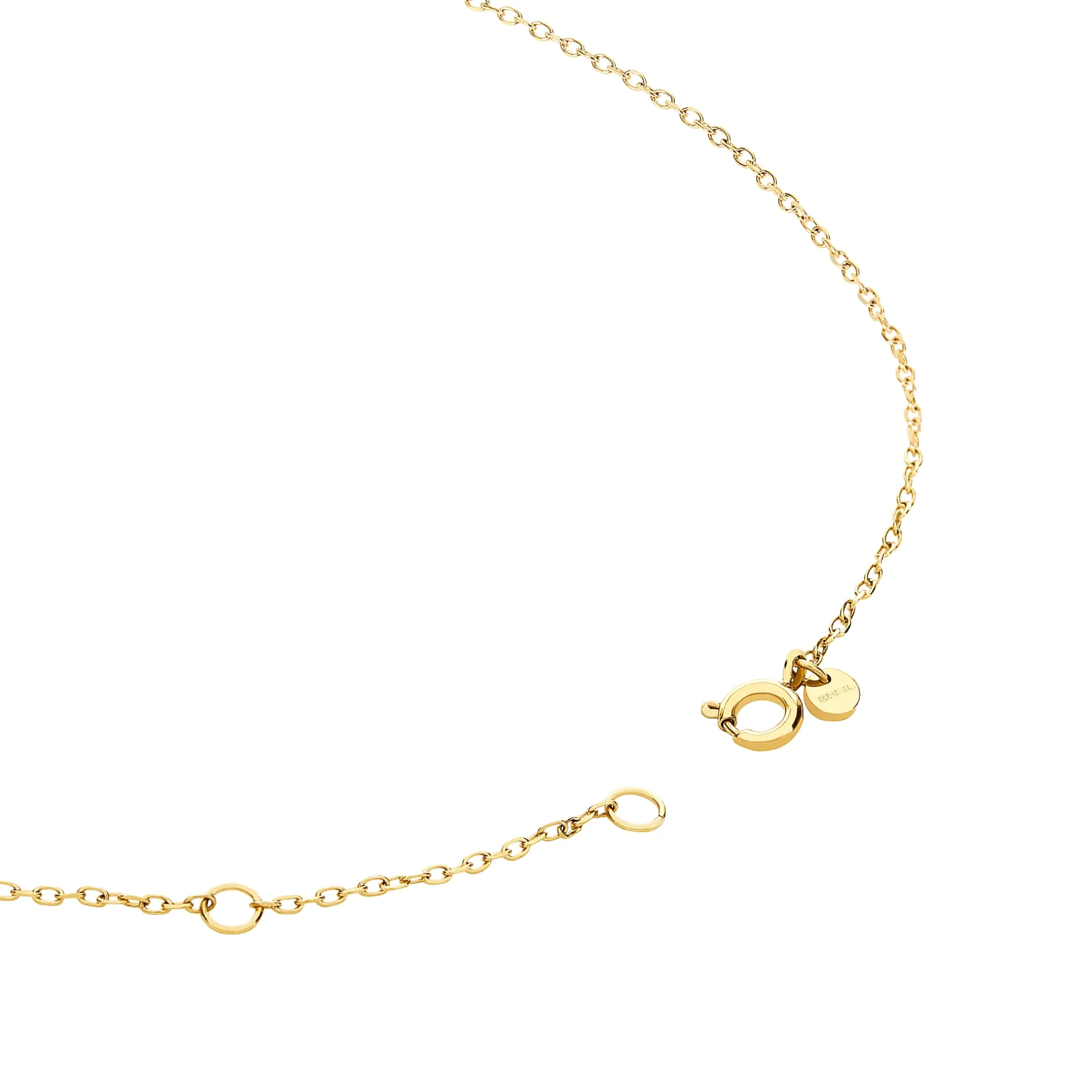 Breil CANDY-GOLD-COLORED STEEL NECKLACE WITH JADE New