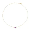 Breil CANDY-GOLD-COLORED STEEL NECKLACE WITH AMETHYST Discount