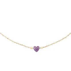 Breil CANDY-GOLD-COLORED STEEL NECKLACE WITH AMETHYST Discount