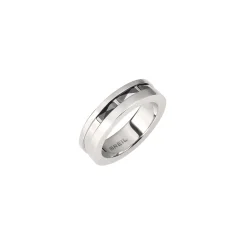 Breil CERAMIC BRICK-POLISHED STEEL RING WITH CERAMIC Discount