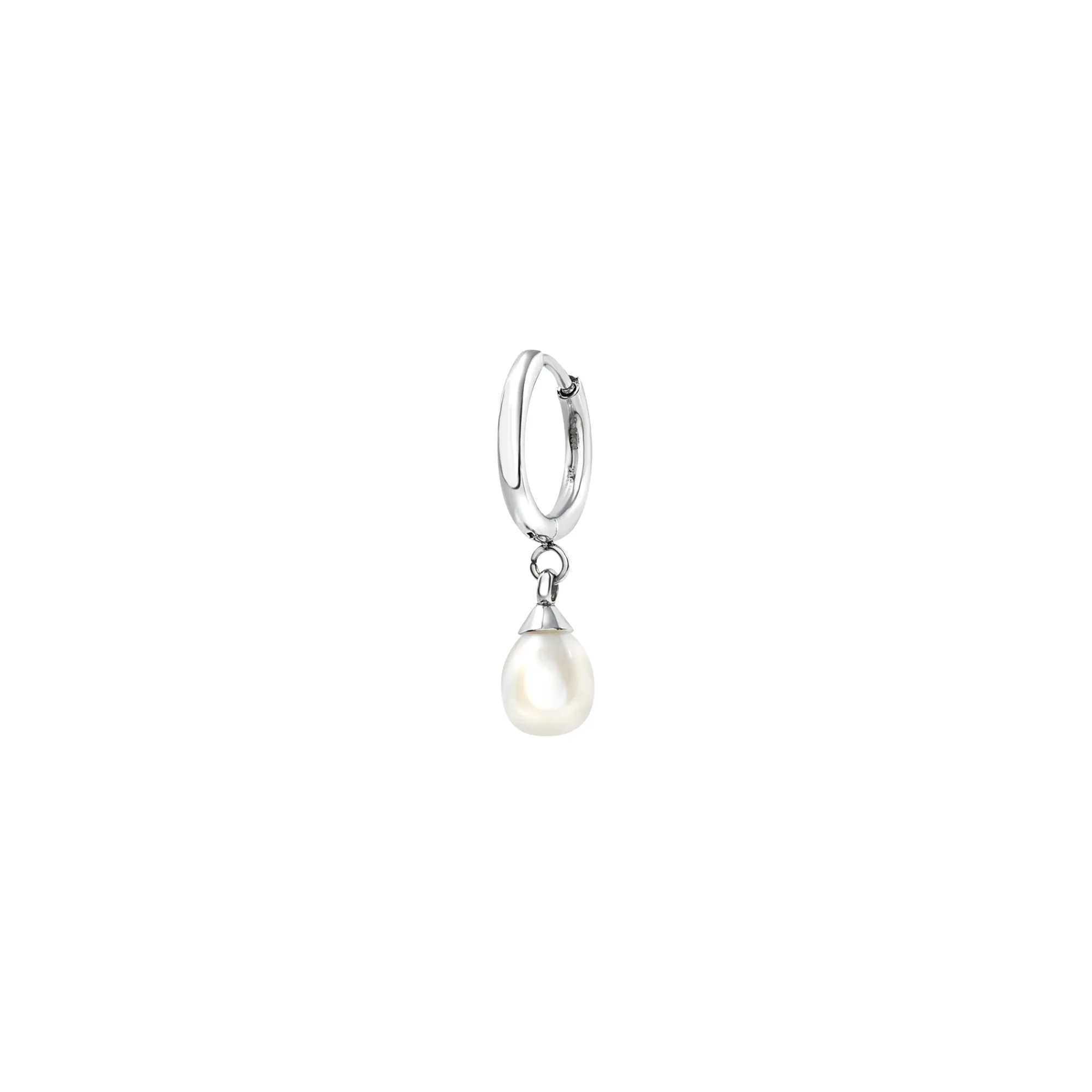 Breil HAZARD-EDELSTAHL-OHRRING MIT NATURPERLE New