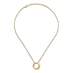 Breil HEXAGONIA-IP GOLD STEEL NECKLACE Outlet