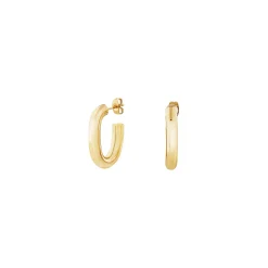 Breil HOOP-OHRRINGE AUS GOLDFARBIGEM STAHL Fashion