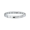 Breil JOINT-STAHLARMBAND MIT SCHWARZEM KRISTALL Sale