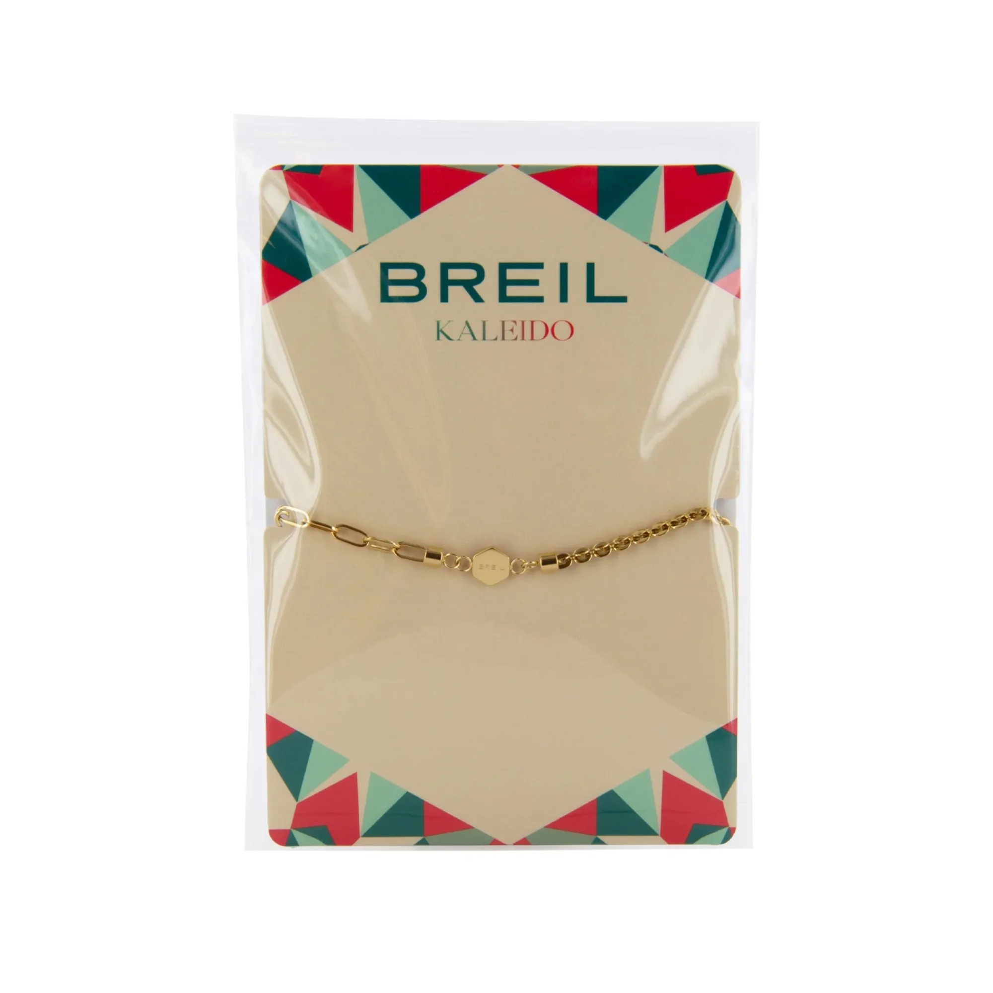 Breil KALEIDO-IP GOLD STAHL ARMBAND MIT ROTEN GRANATEN Sale
