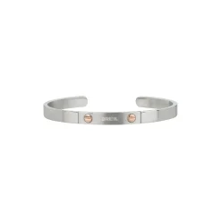 Breil 9K-BRACCIALE IN ACCIAIO CON DETTAGLIO IN ORO ROSA 9KT Fashion