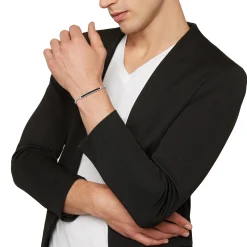 Breil LIGHT ROW-EDELSTAHLARMBAND MIT SCHWARZEM ZIRKONIA Fashion