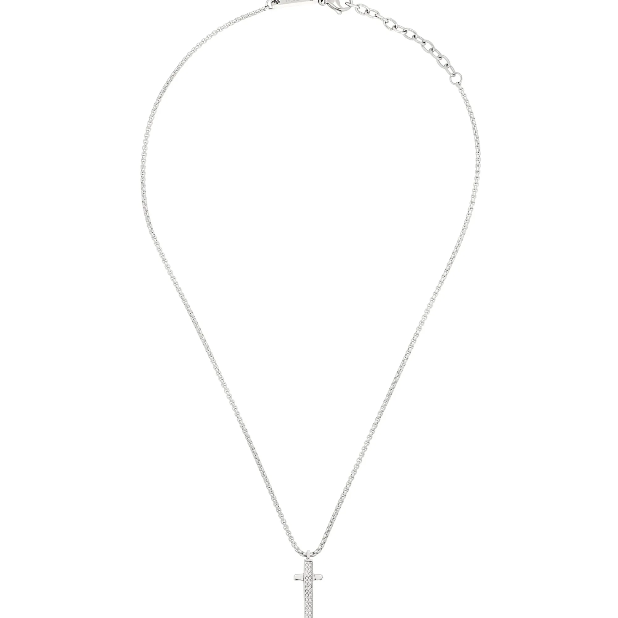 Breil LIGHT ROW-EDELSTAHL-HALSKETTE MIT ZIRKONIA New