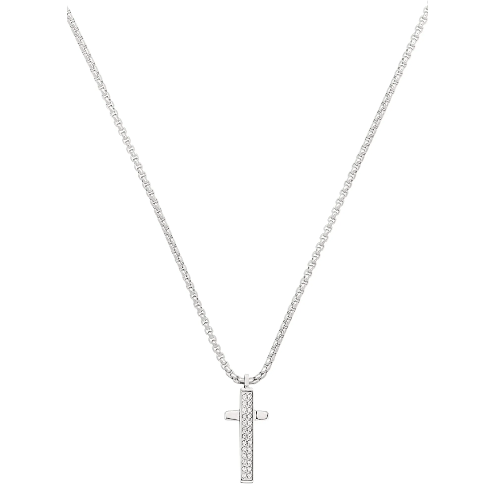 Breil LIGHT ROW-EDELSTAHL-HALSKETTE MIT ZIRKONIA New
