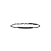 Breil LIGHT ROW-IP-Armband aus schwarzem Stahl Clearance