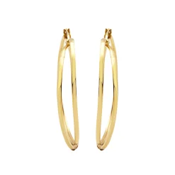 Breil LIGHTLINE-EDELSTAHL-OHRRINGE - GOLDFARBEN Outlet