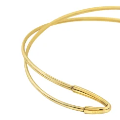 Breil LIGHTLINE-GOLDFARBENES HARMONISCHES STAHLCOLLIER Fashion