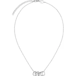 Breil NEW TETRA-EDELSTAHLHALSKETTE MIT MIKROKETTE UND ANHÄNGERN Sale