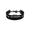 Breil OUTER-ARMBAND AUS SCHWARZEM LEDER UND DETAILS AUS EDELSTAHL Discount