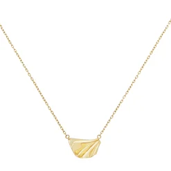 Breil PLISSE”-GOLDFARBIGE STAHLHALSKETTE New