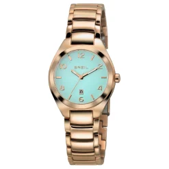 Breil PRECIOUS-IP ROSE GOLD STAINLESS STEEL WATCH WITH LIGHT BLUE DIAL Fashion