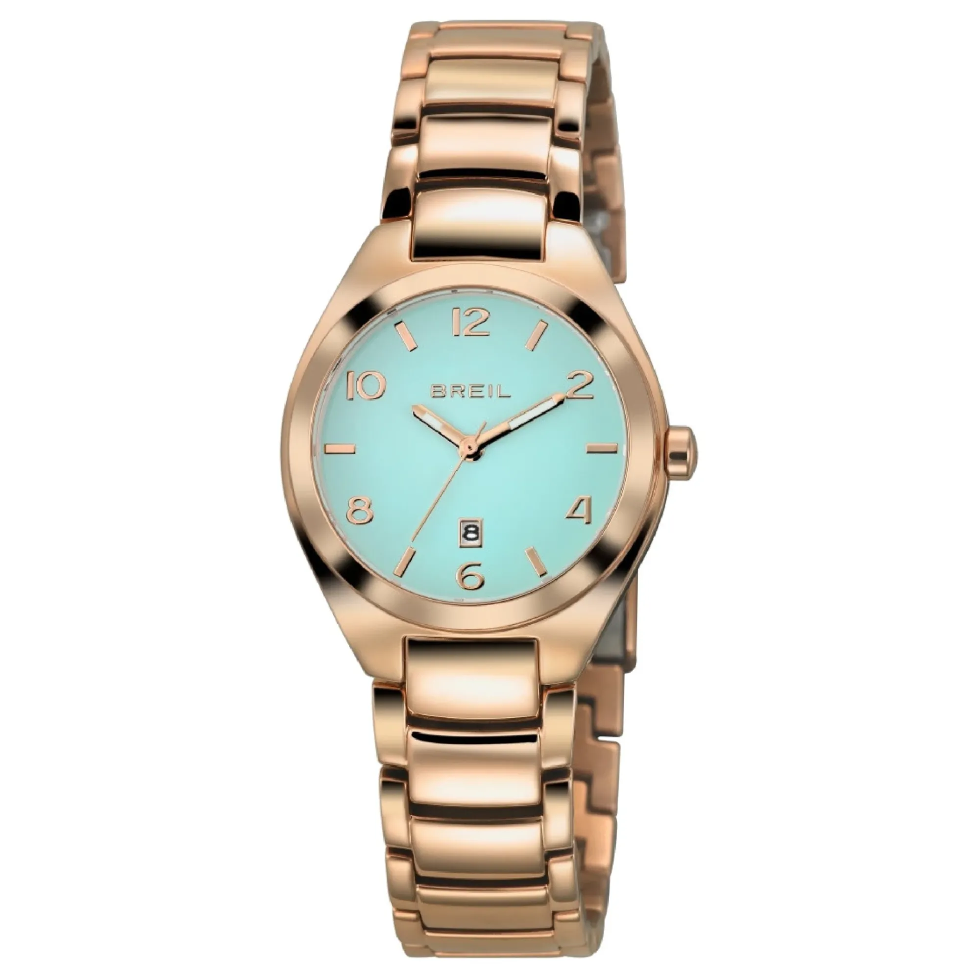 Breil PRECIOUS-IP ROSE GOLD STAINLESS STEEL WATCH WITH LIGHT BLUE DIAL Fashion