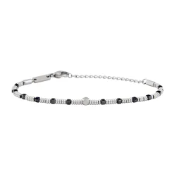 Breil PRIAM-ARMBAND AUS EDELSTAHL UND SCHWARZEM SPINELL Fashion