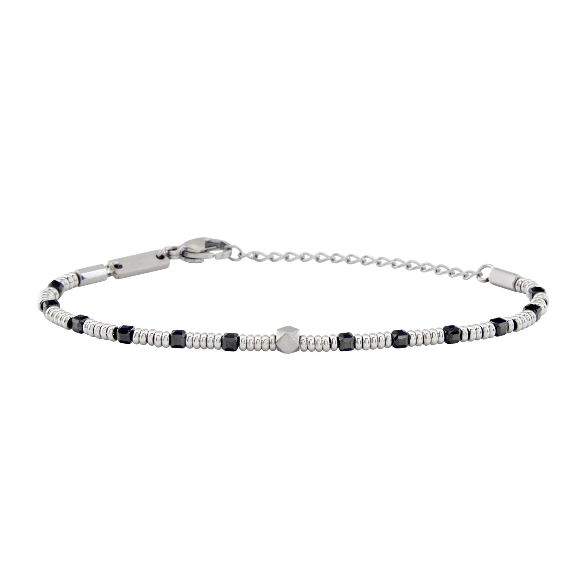 Breil PRIAM-ARMBAND AUS EDELSTAHL UND SCHWARZEM SPINELL Fashion