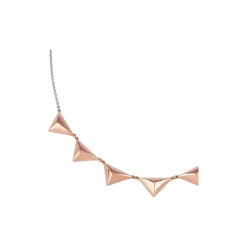 Breil ROCKERS JEWELS-COLLANA IN ACCIAIO CON 7 BORCHIE IN IP ROSE. Fashion