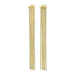 Breil ROLL UP-ROLL UP IP GOLD EARRINGS Hot