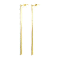 Breil ROLL UP-ROLL UP IP GOLD EARRINGS Hot