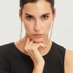 Breil ROLL UP-ROLL UP IP GOLD EARRINGS Hot